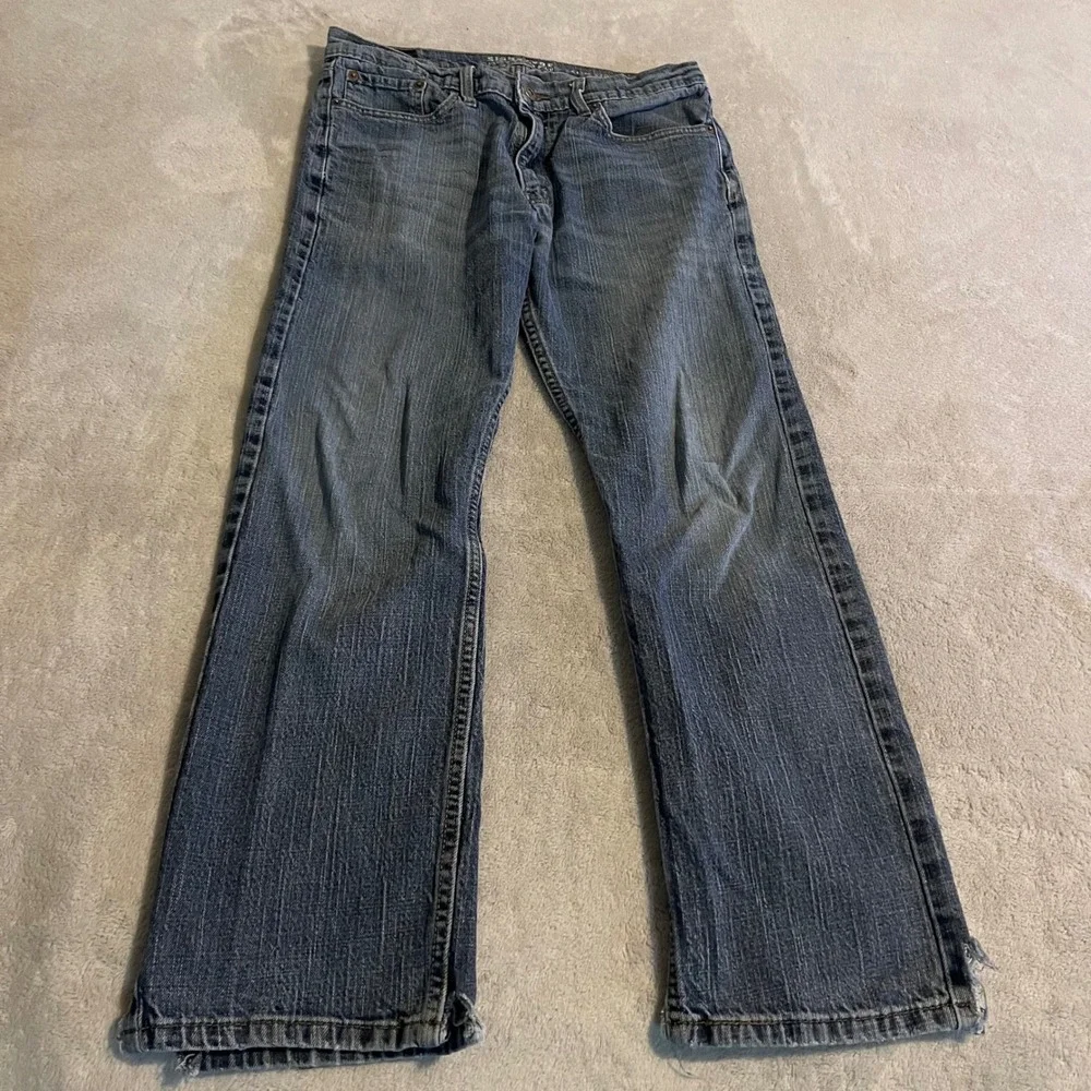 Signature by Levi Strauss & Co Mens Slim Straight Blue Denim Jeans‎ Size 32x28